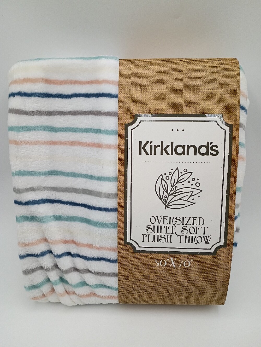Kirkland's Oversized Super Soft Plush Throw 50x70